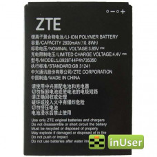 Акумулятор Li3928T44P4H735350 для ZTE Avid Trio Z833, ZTE V975 Geek, ZTE Z837VL ZFive 2 LTE Original PRC