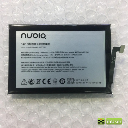 Акумулятор ZTE Nubia N1 NX541J / Li3849T44P3h956349