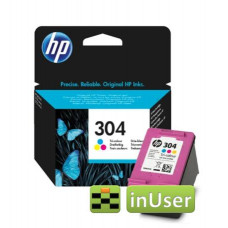 Картридж HP 304 Color Original (N9K05AE) Оригинальный, струйный, трехцветный