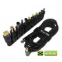 Кабель TYPE-C 100W QC to DC для зарядки ноутбуков от QC повербанка + переходники Кабель TYPE-C 100W QC to DC для зарядки ноутбуков от QC повербанка + переходники