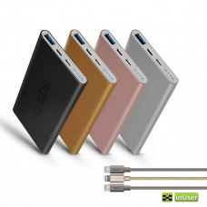 Портативная батарея (Power Bank, УМБ) SBS Aluminium Case 5000 мАч с быстрой зарядкой 