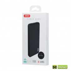 Портативная батарея (Power Bank, УМБ) XO PB70 (13000 mAh / Out: 2USB 5V/2A / In: micro-USB 5V/2A ) с LED индикатором, Чёрный