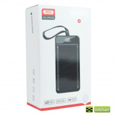 Портативная батарея (Power Bank, УМБ) XO PR159 (60000mAh / Out: 3xUSB-A 22.5W QC3.0, Type-C PD 20W / In: Lightning, micro-USB, Type-C 18W ) с LED Дисплеем и фонариком, Чёрный