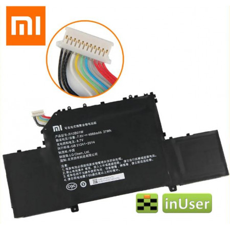 Акумулятор R10B01W / R10BO1W для (Xiaomi Mi Book Air 12.5`) 7.6V 35Wh 4866mAh (TM1607, 161201-AA, 161201-AI, 161201-A, 161201-01)