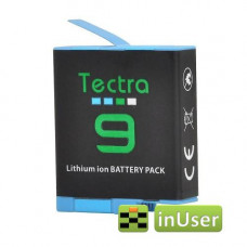 Акумулятор AHDBT-901 / ADBAT-001 / SPBL1B для екшн камер GoPro 9 / Gopro Hero 9 / Hero9 Action 1780 mAh Tectra