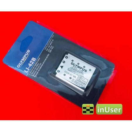 Акумулятор LI-42B / LI-40B для Olympus mju1060, mju1050SW, mju1040, mju1070, mju7010, mju7020, mju7030, mju7040, mju7050, mju710, mju720SW, mju725 SW, mju730, mju740l, mju750, mju760, FE-150, FE-150, FE-160, FE-190, FE-20 Original