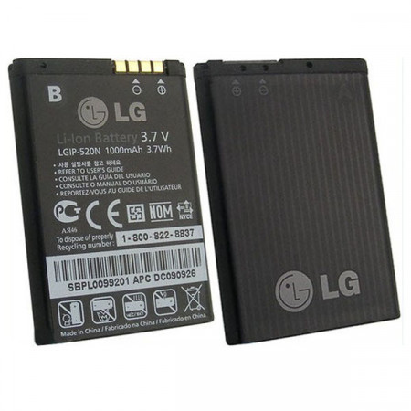 Акумулятор LG LGIP-520N для LG BL40, LG D900, LG E480, LG E490, LG E780, LG GD900, LG LB420, LG WG505