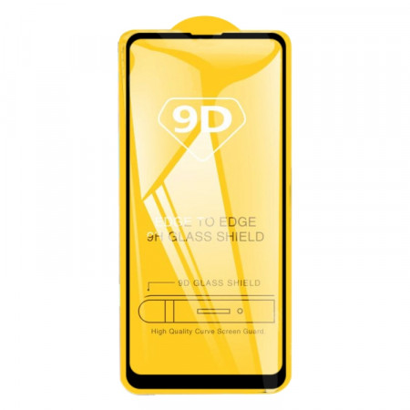 Защитное стекло 9D для Samsung A215 Galaxy A21 (black)