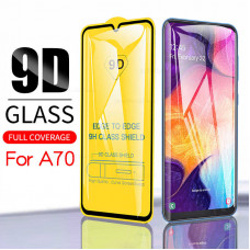 Защитное стекло 9D для samsung A705 Galaxy A70 (black)