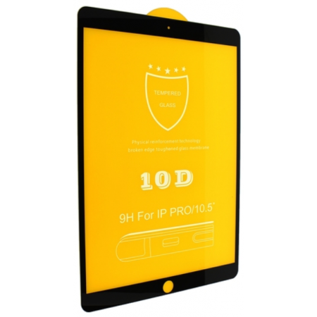 Защитное стекло 10D для iPad Pro 10.5 (black)