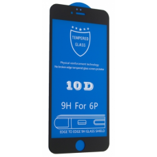 Защитное стекло 10D для iPhone 6 Plus / 6S Plus / 7 Plus / 8 Plus (black)
