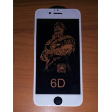 Защитное стекло 6D для iPhone 6 / iPhone 6S / iPhone 7 / iPhone 8 / iPhone SE2 (white)