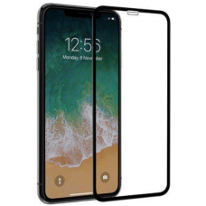 Защитное стекло 6D для iPhone X/Xs/11 Pro (black)