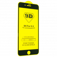 Защитное стекло 9D для iPhone 6 Plus / 6S Plus / 7 Plus / 8 Plus (black)