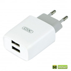 Сетевое зарядное устройство XO L57 2USB 2.4A