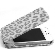 Чехол Nuoku LEO stylish leather case for iPhone 4 /4S (white)