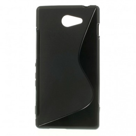 Чехол-накладка TPU cover case for Sony Xperia M2 (D2302) (black)