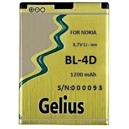 Акумулятор Gelius BL-4D для Nokia E5-00, E7-00, N8-00, N950, N97 mini (1200 mAh)