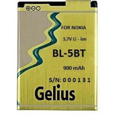 Акумулятор Gelius BL-5BT для Nokia для 2600 Classic, 7510 Supernova, N75 (900 mAh)