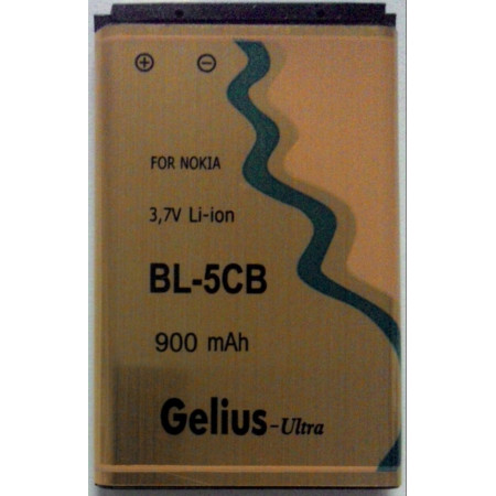 Акумулятор Gelius BL-5CB для Nokia 105, 109, 111, 113 (900 mAh)