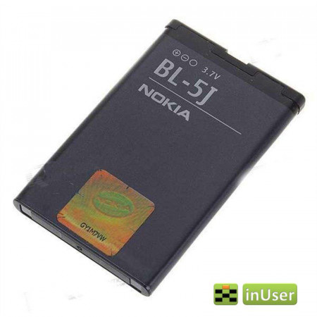 Акумулятор BL-5J для Nokia 5228, 5230 XpressMusic, 5233, 5235 Comes With Music, 5800 XpressMusic, 5900, C3-00, Asha 200, Asha 201, Asha 302, C3-00, Lumia 520, Lumia 525, Lumia 530, N900, X1-00, X1-01, X6-00 