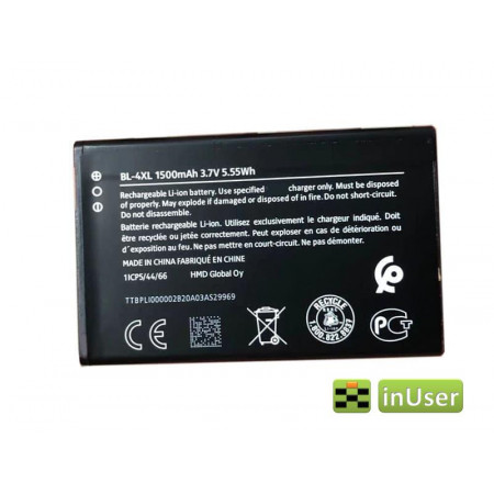 Акумулятор BL-4XL для Nokia 8000 4G, TA-1303, TA-1311, TA-1305, TA-1300, Nokia 6300 4G, TA-1294, TA-1291, TA-1287, TA-1286 Origanl PRC