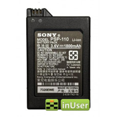 Акумулятор PSP-110 для Sony PSP-1000, Sony PSP-1001, Sony PSP-1004, Sony PSP-1006, PSP-1000G1, PSP-1000G1W, PSP-1000K, PSP-1000KCW Original PRC