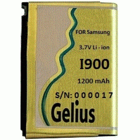 Акумулятор Gelius AB653850CE, AB653850CU AB653850CA для Samsung i200, i7500, i8000 Omnia 2, i9020 Google Nexus S, i9023, i220 Code, i909 Galaxy S, i910 Omnia, i627 Propel Pro, i900 WiTu, i908, T939, M850 Instinct HD, M900 Moment