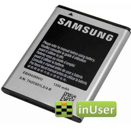 Акумулятор Samsung EB494358VU, EB-L1P3DVU для B7510, B7800, S5660, S5670, S5830, S6010/S6012, S6100/S6102, S6310/S6312, S6500, S6800/S6802, S6810/S6812, S7250, S7500 