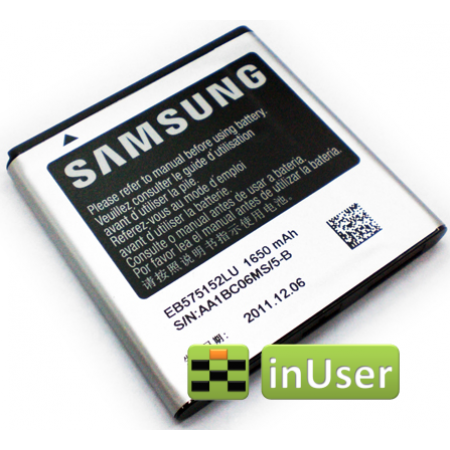 Акумулятор Samsung EB575152VU / EB575152LU для i9000, i897, i9001, B7350, i9003, i9010, i500, i917, T959, SPH-D700 (original)