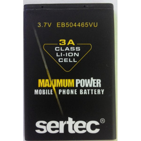 Акумулятор Sertec EB504465VU для Samsung S8500, i8910, B7300, B7330, B7610, i5700, i5800, S8530, B6520, B7320, B7600, B7620, i5801, i6410, i7680, i8320, i8520, i8700, R720 Admire