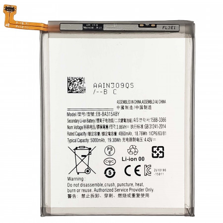 Акумулятор EB-BA315ABY для Samsung A315 A31 (2020) 5000 mAh