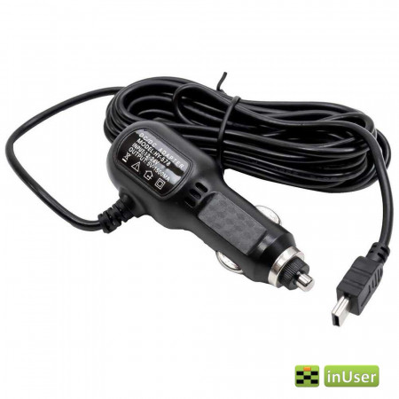 Автомобильное зарядное устройство Garmin Mini-USB 12V / 24V-5V 1.5A 