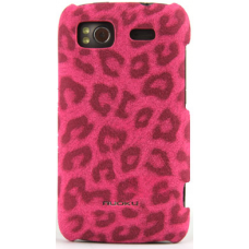 Чехол-накладка NUOKU LEO Stylish Leather Cover for HTC Sensation G14 Z710e/Z715e (red)