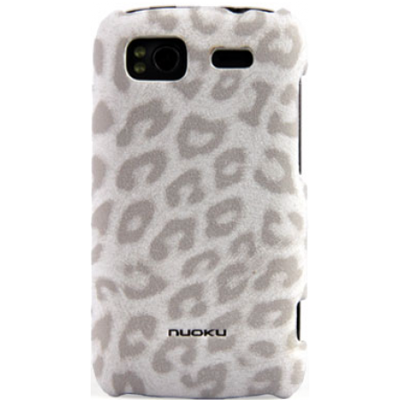 Чехол-накладка NUOKU LEO Stylish Leather Cover for HTC Sensation G14 Z710e/Z715e (white)