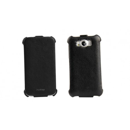 Чехол Nuoku ROYAL luxury leather case for HTC Sensation XL X315e G21 (black)