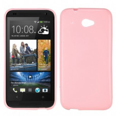 Чехол-накладка TPU cover case for HTC Desire 601 (pink)