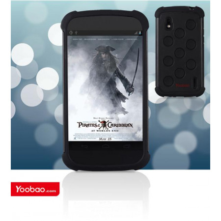 Чехол-накладка Yoobao 3 in 1 protect case for LG E960 Nexus 4 (black)