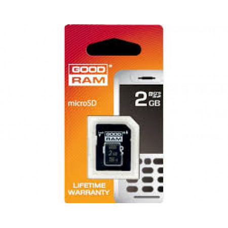GoodRam MicroSDHC 8Gb class 2 + adapter
