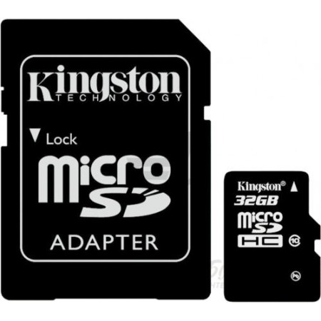 Kingston MicroSDHC 32Gb class 10 + adapter