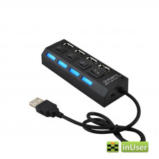 4 USB ХАБ ,HUB РАЗВЕТВИТЕЛЬ - УДЛИННИТЕЛЬ ЮСБ