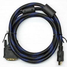 Кабель DVI to HDMI в оплетке