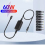 Кабель Type-C на DC (5.5×2.1) 5V/9V/12V/15V/20V + 8 перехідників